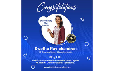 Swetha Ravichandran’s Blog Post was selected as an Extraordinary Blog Post in October 2020