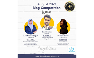 August 2021 Blog Competition Top 3