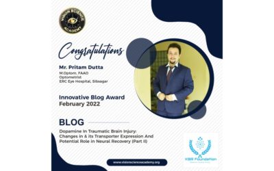 Congratulations to Pritam Dutta the Innovative Blog Award for February 2022