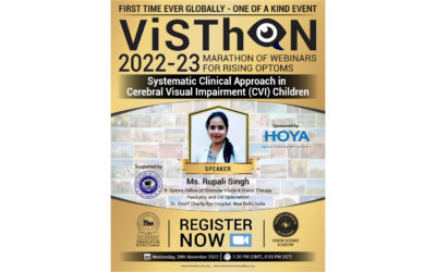 ViSThON 2022-23 | WEBINAR 13 | Ms. Rupali Singh