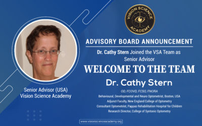 Vision Science Academy welcomes Dr. Cathy Stern