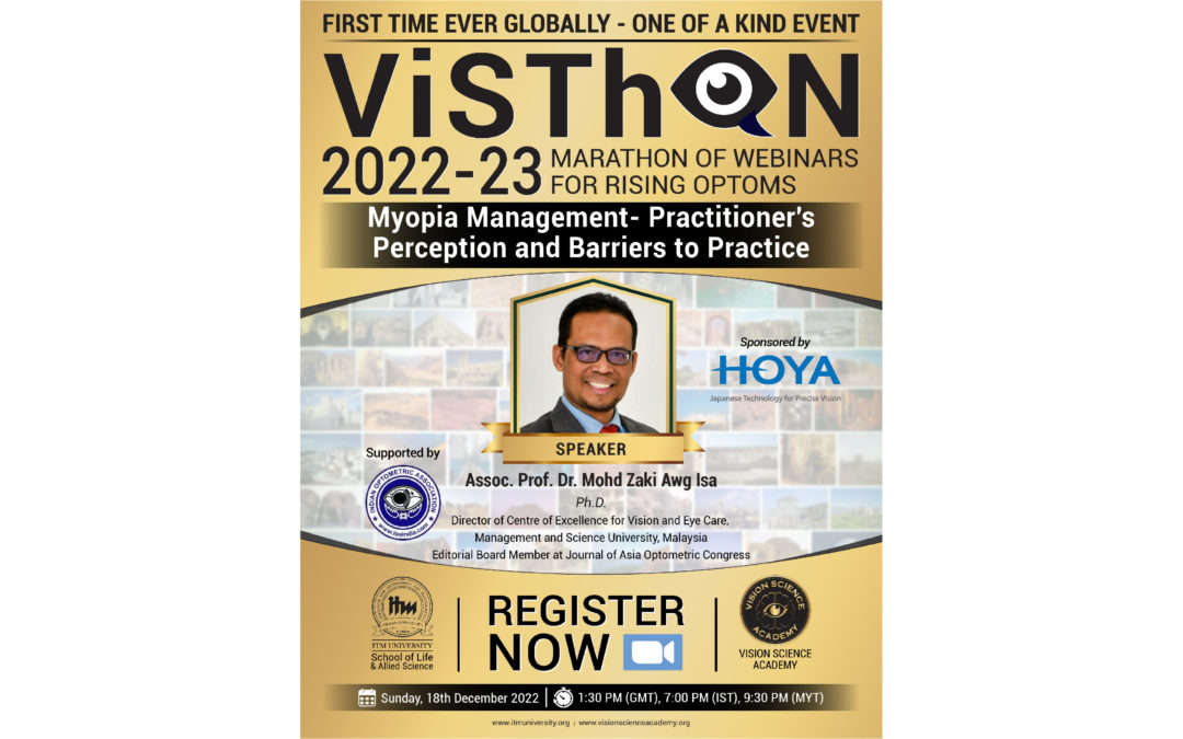 ViSThON 2022-23 | Webinar 23 | Assoc. Prof. Dr. Mohd Zaki Awg Isa