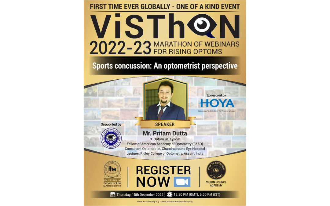 ViSThON 2022-23 | Webinar 20 | Mr. Pritam Dutta