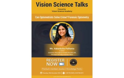 Vision Science Talks featuring Ms. Aakanksha Pathania