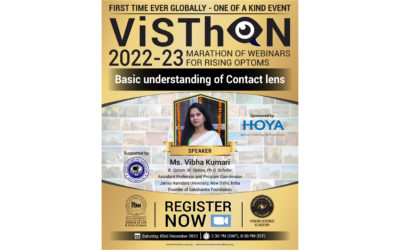 ViSThON 2022-23 | WEBINAR 15 | Ms. Vibha Kumari