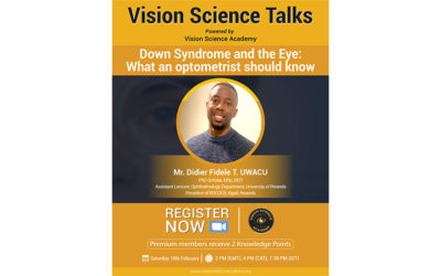 Vision Science Talks featuring Mr. Didier Fidele T. UWACU