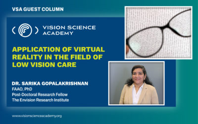 Application of Virtual Reality in The Field of Low Vision Care