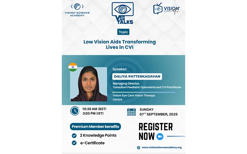 The Vision Science Talks – A Talk by Daliya Patterkadavan