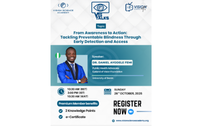 The Vision Science Talks – A Talk by Dr. Daniel Ayodele Femi