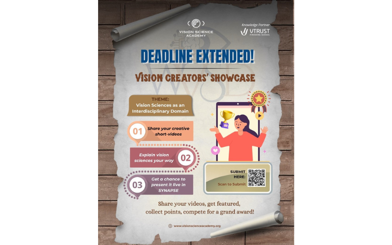 Deadline Extended | Vision Creators’ Showcase