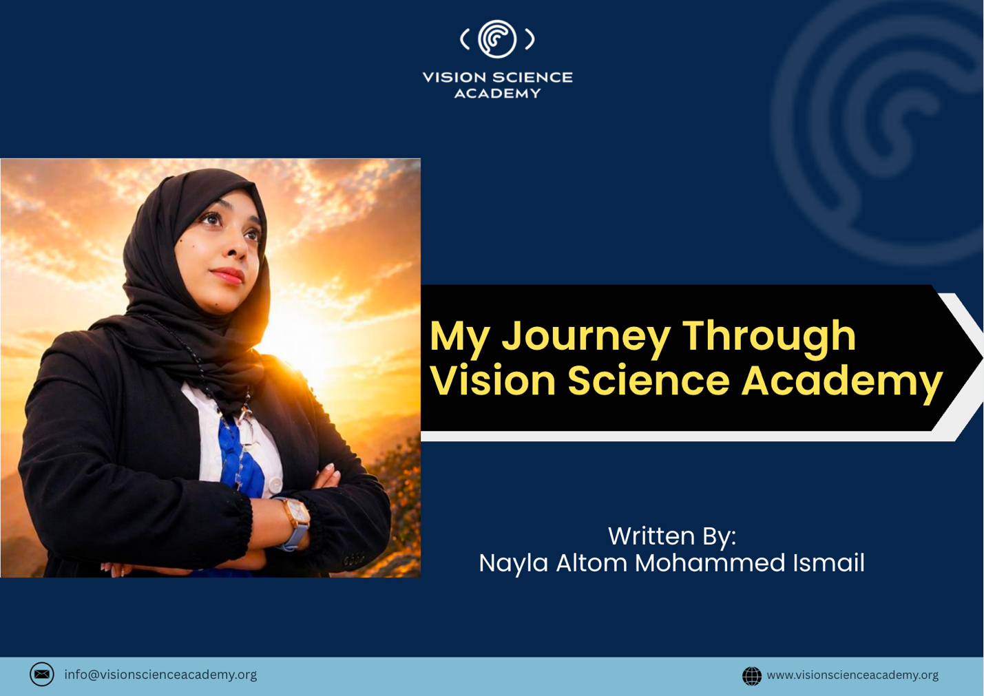 My Journey Through Vision Science Academy - Vision Science Academy
