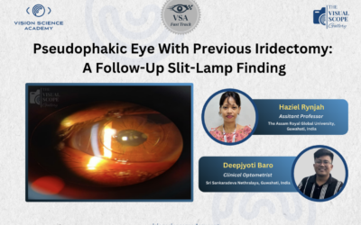 Pseudophakic Eye With Previous Iridectomy: A Follow-Up Slit-Lamp Finding