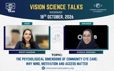Vision Science Talks | Exploring the Psychology of Community Eye Care
